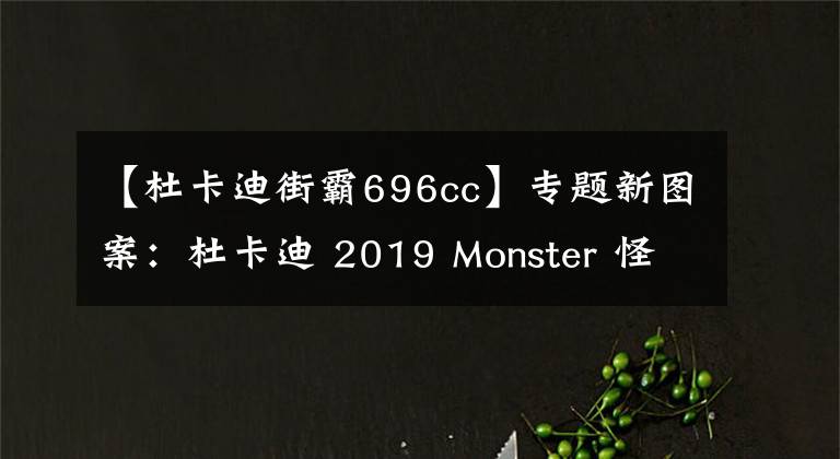 【杜卡迪街霸696cc】专题新图案：杜卡迪 2019 Monster 怪兽 797、797 +