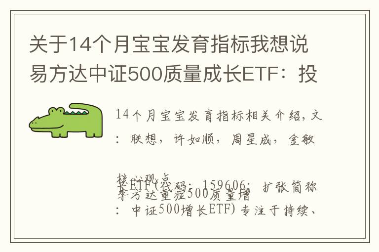 关于14个月宝宝发育指标我想说易方达中证500质量成长ETF：投资专精特新高质量成长（国信策略）