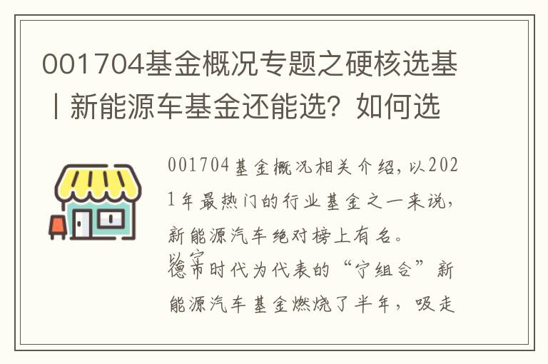 001704基金概况专题之硬核选基丨新能源车基金还能选？如何选？