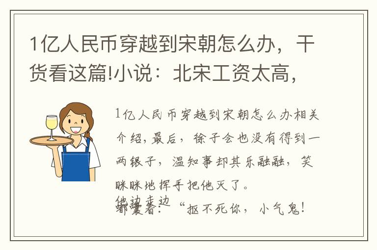 1亿人民币穿越到宋朝怎么办，干货看这篇!小说：北宋工资太高，小伙穿越过去才知道，包拯一年能赚一千万