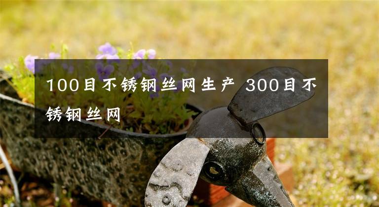 100目不锈钢丝网生产 300目不锈钢丝网