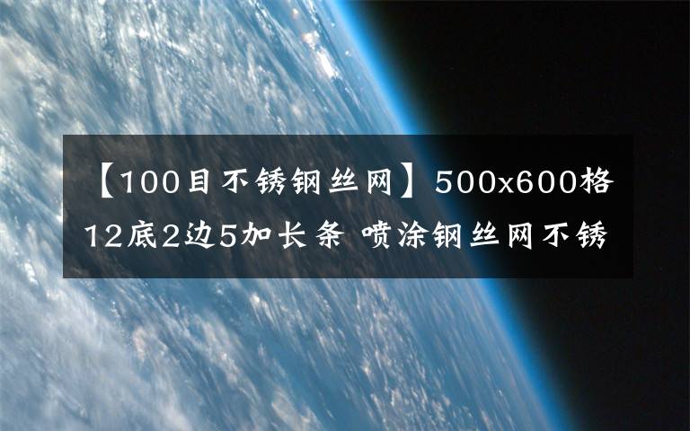 【100目不锈钢丝网】500x600格12底2边5加长条 喷涂钢丝网不锈钢冲孔筛网 金属铁网