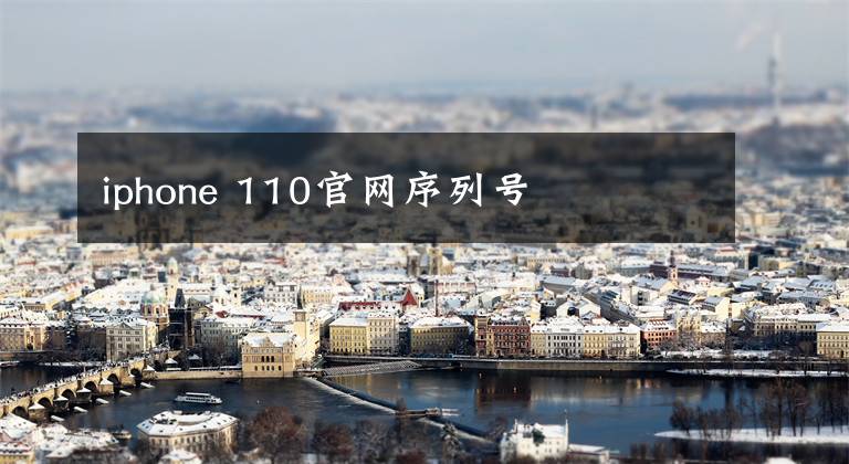 iphone 110官网序列号