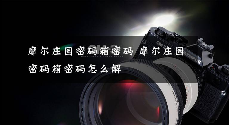 摩尔庄园密码箱密码 摩尔庄园密码箱密码怎么解文章配图