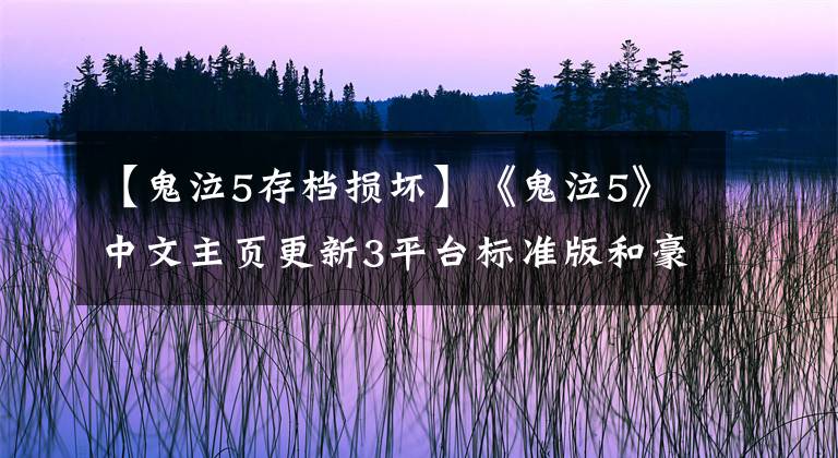 【鬼泣5存档损坏】《鬼泣5》中文主页更新3平台标准版和豪华版预购奖公布。文章配图