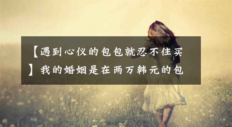 【遇到心仪的包包就忍不住买】我的婚姻是在两万韩元的包里装两元的尿布文章配图