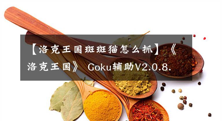 【洛克王国斑斑猫怎么抓】《洛克王国》 Goku辅助V2.0.8.7最新正式版本