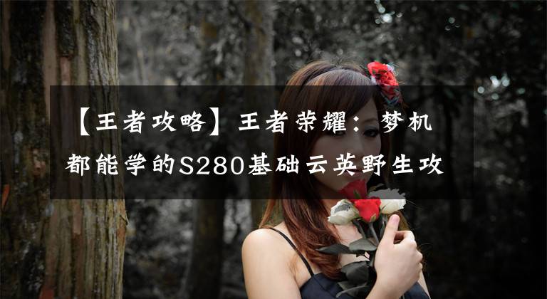 【王者攻略】王者荣耀：梦机都能学的S280基础云英野生攻略文章配图