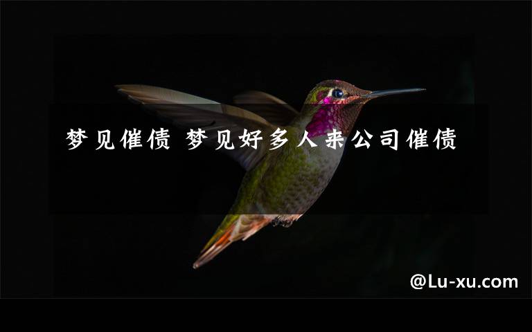 梦见催债 梦见好多人来公司催债文章配图