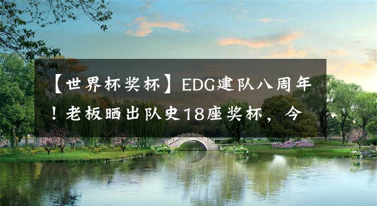 【世界杯奖杯】EDG建队八周年！老板晒出队史18座奖杯，今年世界赛不破不立