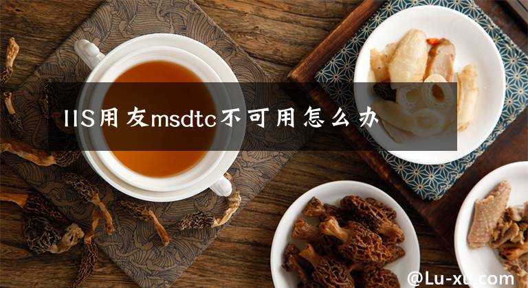 IIS用友msdtc不可用怎么办