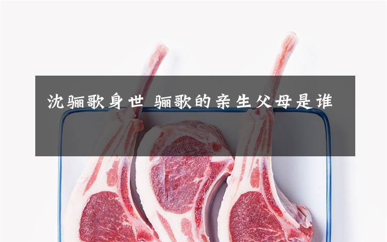 沈骊歌身世 骊歌的亲生父母是谁文章配图