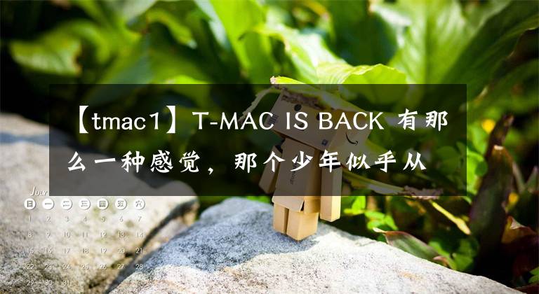 【tmac1】T-MAC IS BACK 有那么一种感觉，那个少年似乎从未离开球场