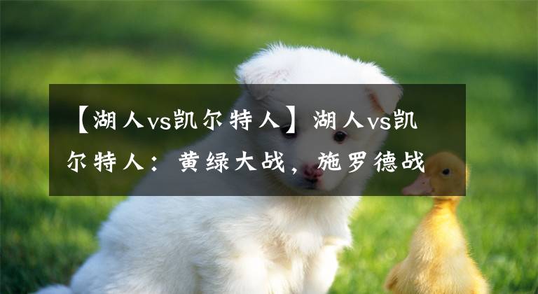【湖人vs凯尔特人】湖人vs凯尔特人：黄绿大战，施罗德战旧主！文章配图