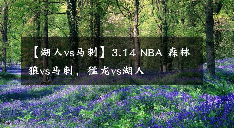 【湖人vs马刺】3.14 NBA 森林狼vs马刺，猛龙vs湖人