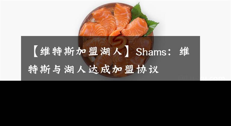 【维特斯加盟湖人】Shams：维特斯与湖人达成加盟协议