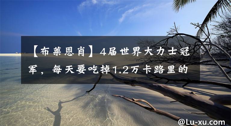 【布莱恩肖】4届世界大力士冠军，每天要吃掉1.2万卡路里的食物