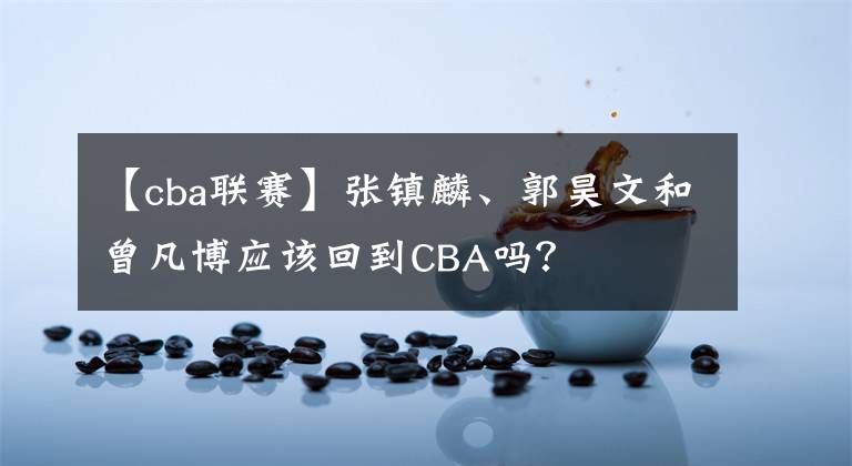 【cba联赛】张镇麟、郭昊文和曾凡博应该回到CBA吗？