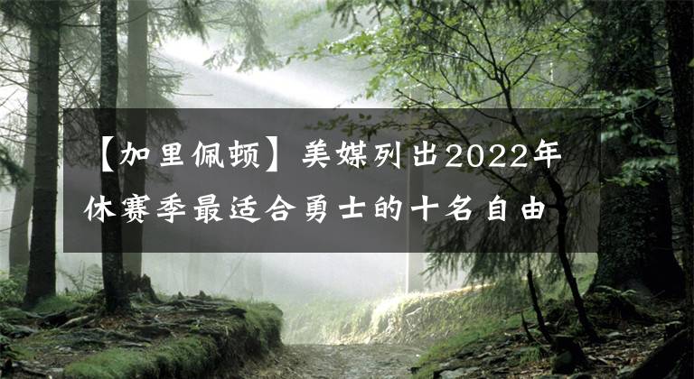 【加里佩顿】美媒列出2022年休赛季最适合勇士的十名自由球员，哈雷尔要来吗？