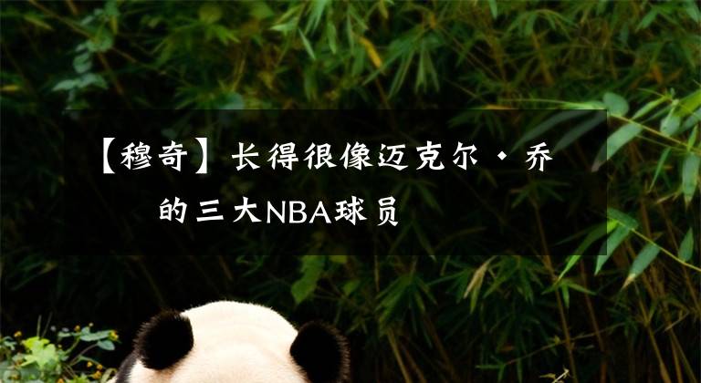 【穆奇】长得很像迈克尔·乔丹的三大NBA球员