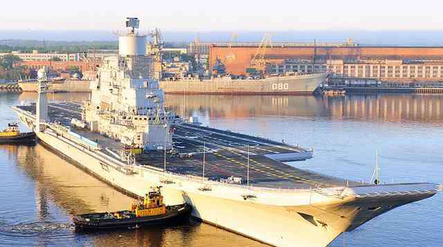 超日王号航母 印度将退役舰拆下的防空导弹装到新航母“超日王”上