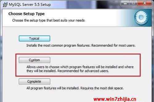 windows安装mysql win7系统安装MySQL5.5的操作方法