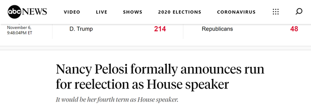 美众议院议长佩洛西正式宣布竞选连任真相是什么？