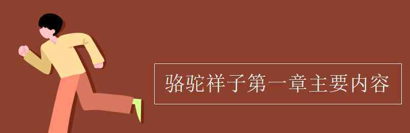 骆驼祥子第一章 骆驼祥子第一章主要内容