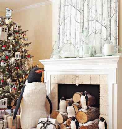 节日布置 圣诞节客厅布置攻略 26款绝美节日样板房欣赏