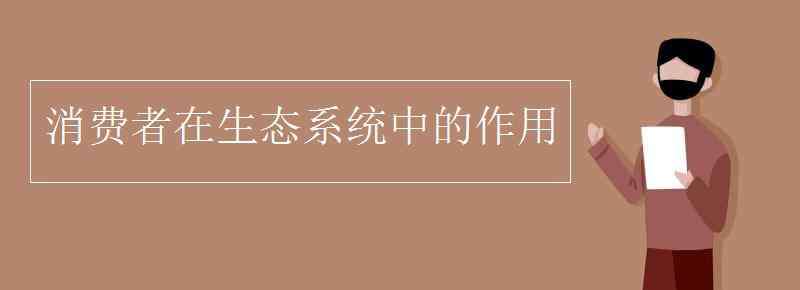 消费者在生态系统中的作用 消费者在生态系统中的作用