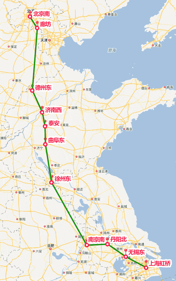 “徐州号”高铁上海首发:经停31个站点 年客流总量超1亿