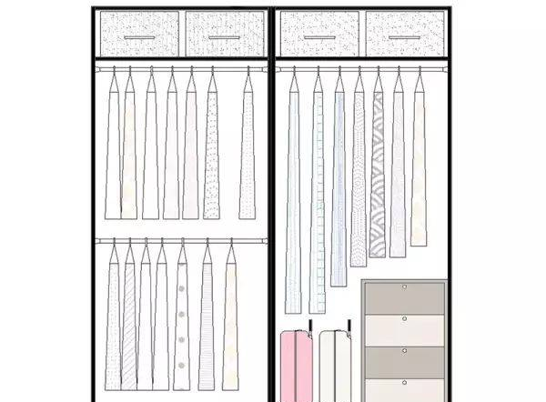 这样的衣柜内部结构布局，适合96%的人！