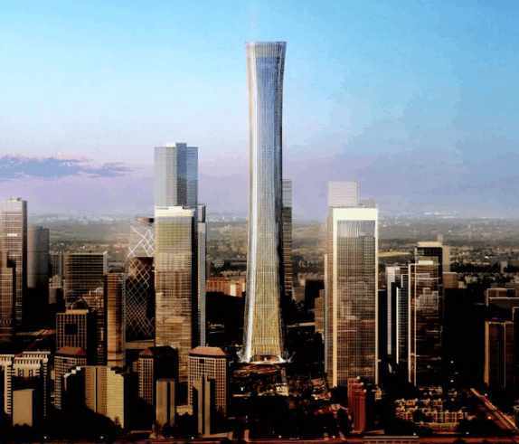 北京第一高楼中国尊, 建筑高度503米, 创下8项世界之最