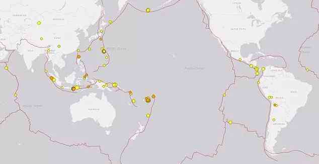 环太平洋火山地震带 最近环太平洋地震带到处爆发地震，更多地震可能还在路上