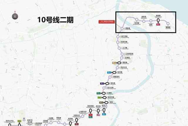 上海十号线 上海轨道交通10号线二期的潜在作用：自贸区、大虹桥也将连成一线