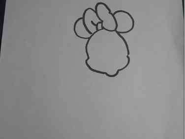 米奇头简笔画 如何画米老鼠简笔画图片教程