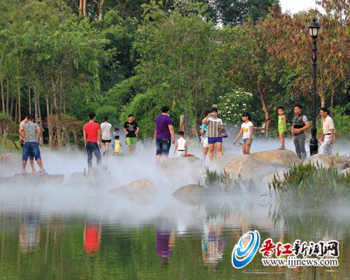 雾森景观系统惊艳亮相八仙湖