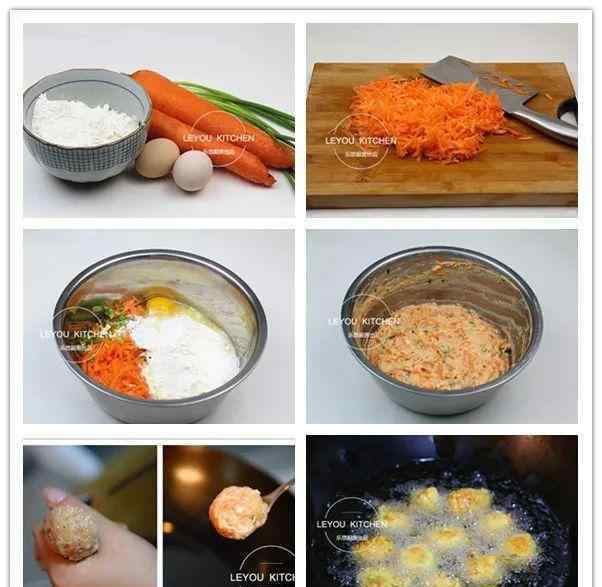 油炸韭菜丸子的做法 4种素丸子做法，现炸现吃，炖菜、涮火锅都好吃