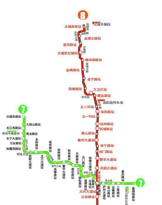 合肥地铁8号线 最新消息！5年后合肥地铁7、8号线或可上线营业！