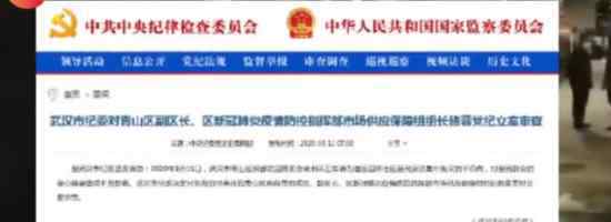 青山区副区长被审查 为什么被审查具体发生了什么