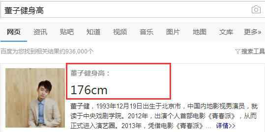 董子健多高 董子健身高真的有176吗