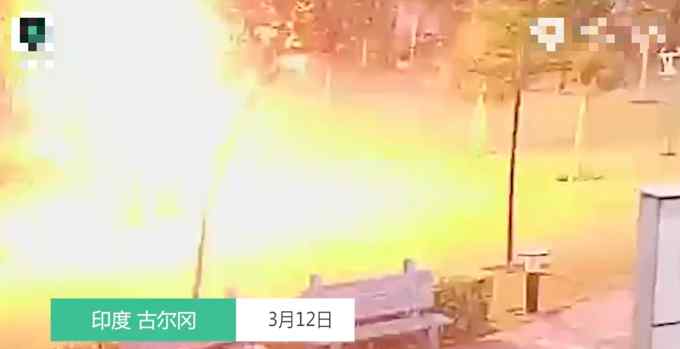 画面曝光！印度4名男子树下避雨遭闪电击中 瞬间倒地不起