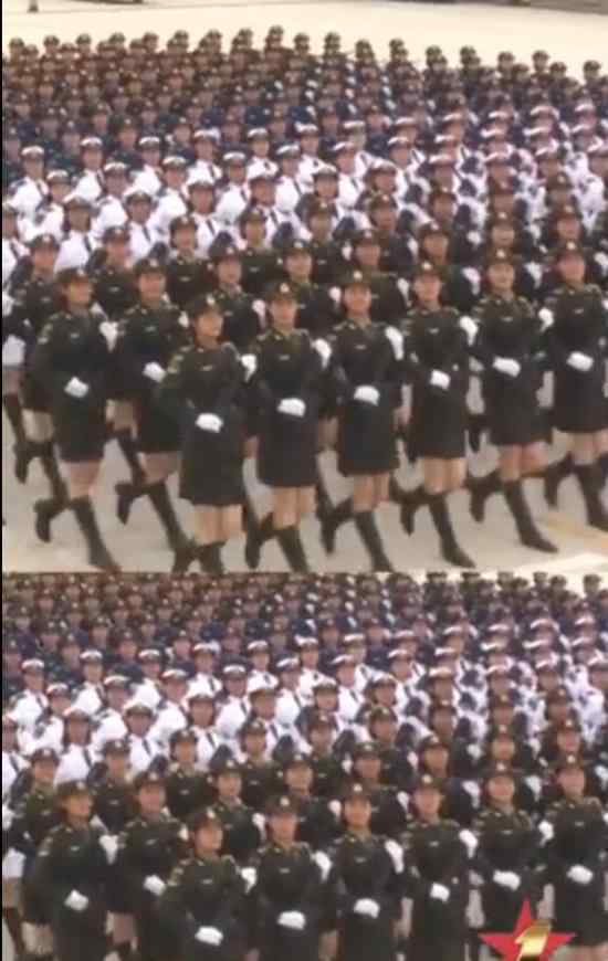 女兵专属阅兵腿 是怎样的跟女团腿有什么区别