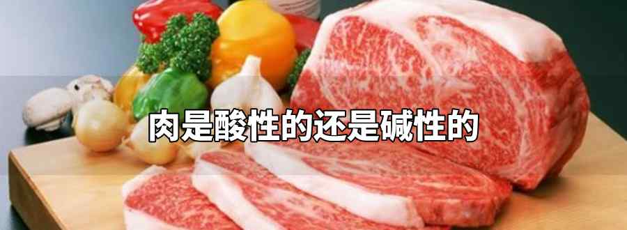 肉是酸性的还是碱性的