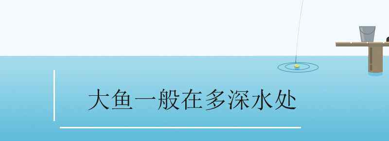 大鱼一般在多深水处