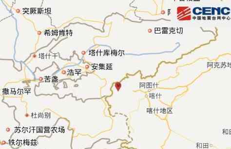 新疆乌恰县地震 2018年新疆克孜勒苏州乌恰县发生4.9级地震最新消息