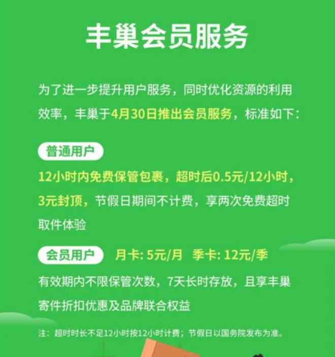 丰巢快递柜收费标准 丰巢快递柜收费有理？