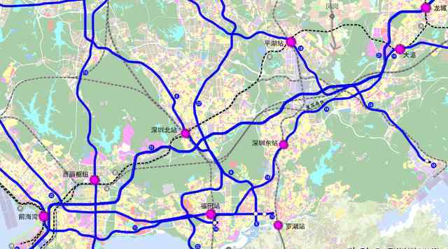 深圳地铁18号线 深圳东部联系区外轨道交通大盘点，14、21、33、18号线缺一不可
