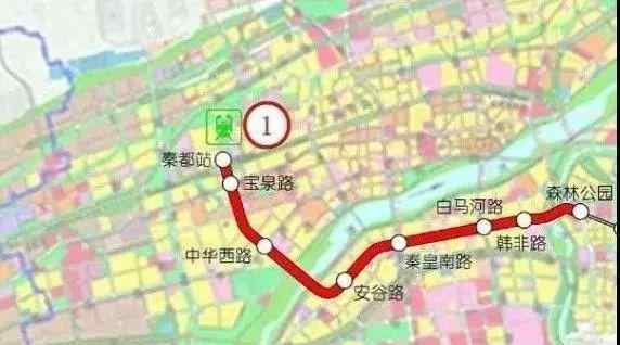 西安地铁1号线 定了！西安地铁1号线三期中标公示！计划2023年建成