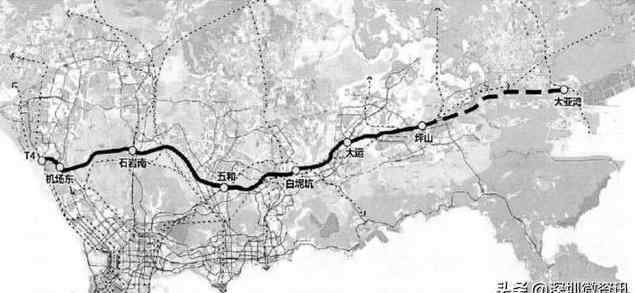 深圳地铁18号线 深圳东部联系区外轨道交通大盘点，14、21、33、18号线缺一不可